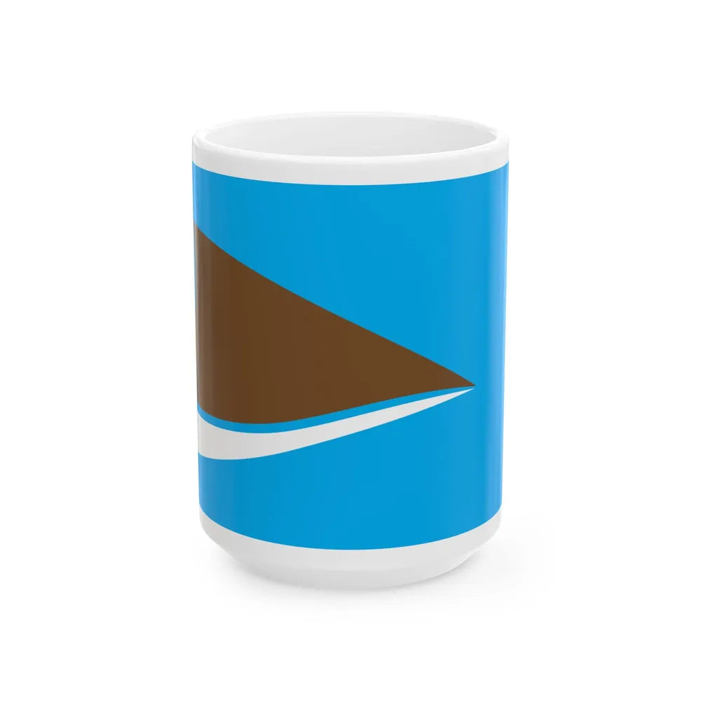 Proposed flag of Fiji 2015 design 42 (Fiji) White Coffee Mug 15oz - Go Mug Yourself