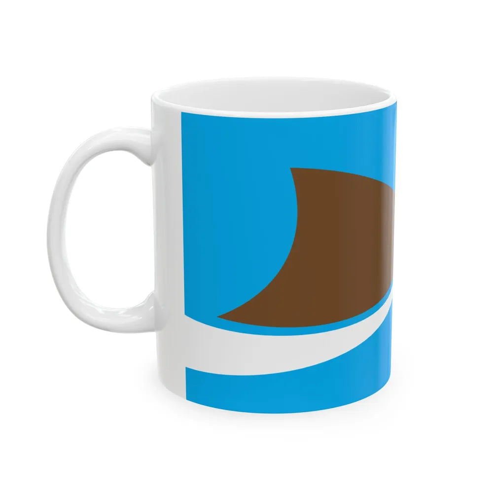 Proposed flag of Fiji 2015 design 42 (Fiji) White Coffee Mug - Go Mug Yourself