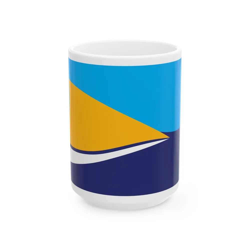 Proposed flag of Fiji 2015 design 43 (Fiji) White Coffee Mug 15oz - Go Mug Yourself