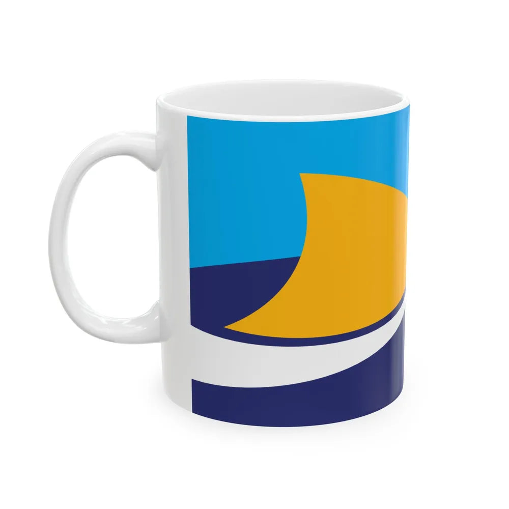 Proposed flag of Fiji 2015 design 43 (Fiji) White Coffee Mug - Go Mug Yourself
