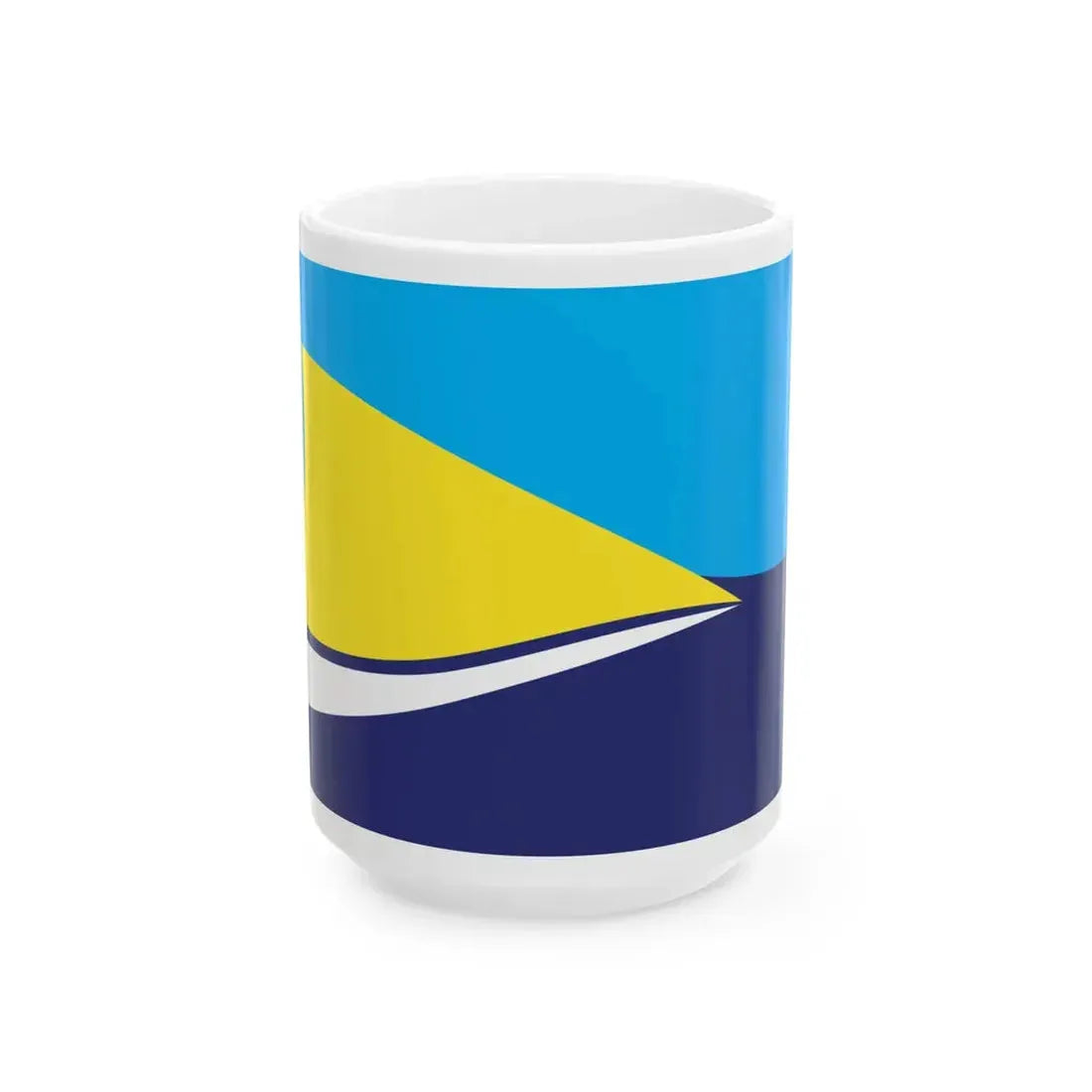 Proposed flag of Fiji 2015 design 44 (Fiji) White Coffee Mug 15oz - Go Mug Yourself