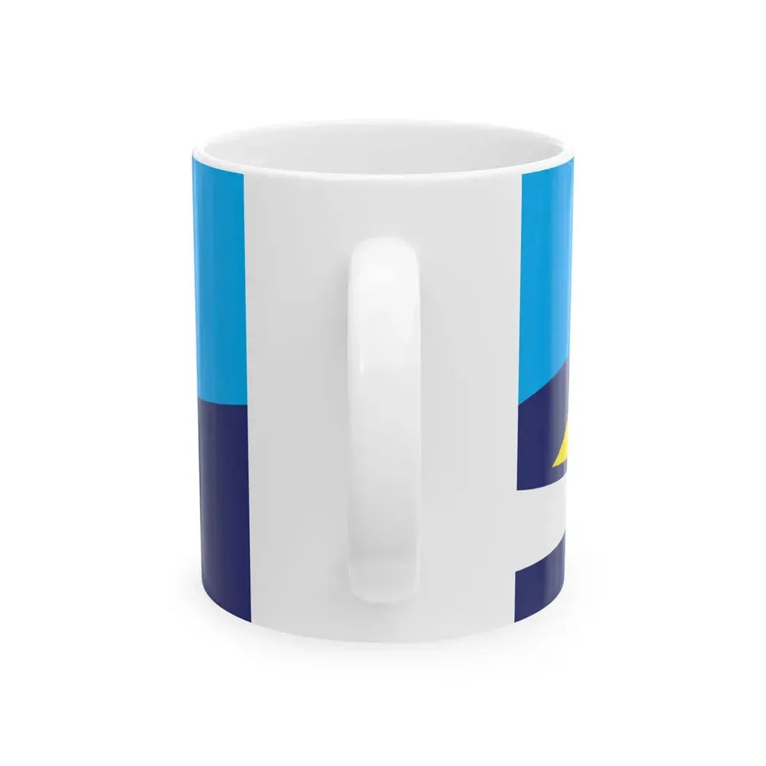 Proposed flag of Fiji 2015 design 44 (Fiji) White Coffee Mug - Go Mug Yourself