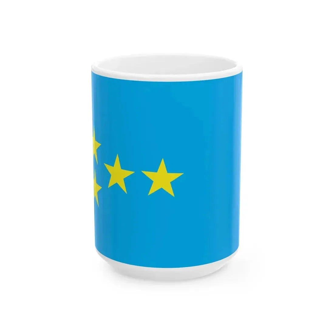 Proposed flag of Fiji 2015 design 45 (Fiji) White Coffee Mug 15oz - Go Mug Yourself