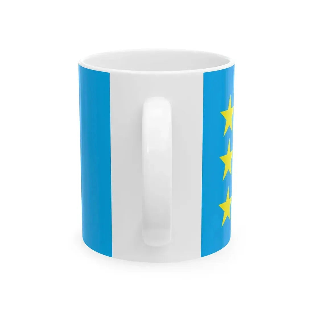 Proposed flag of Fiji 2015 design 45 (Fiji) White Coffee Mug - Go Mug Yourself