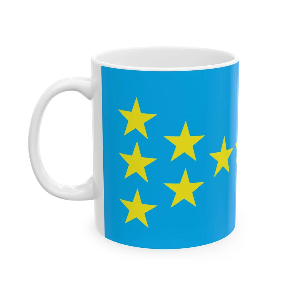Proposed flag of Fiji 2015 design 45 (Fiji) White Coffee Mug - Go Mug Yourself
