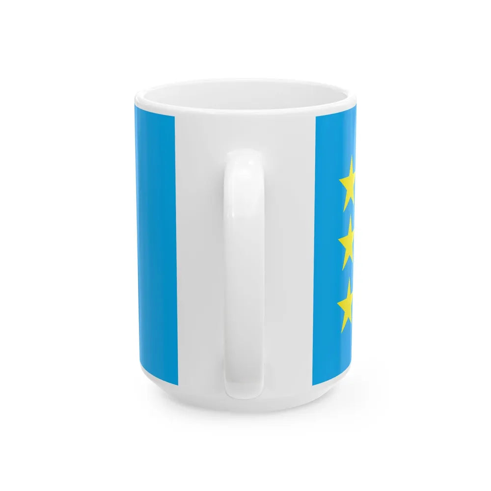 Proposed flag of Fiji 2015 design 45 (Fiji) White Coffee Mug - Go Mug Yourself