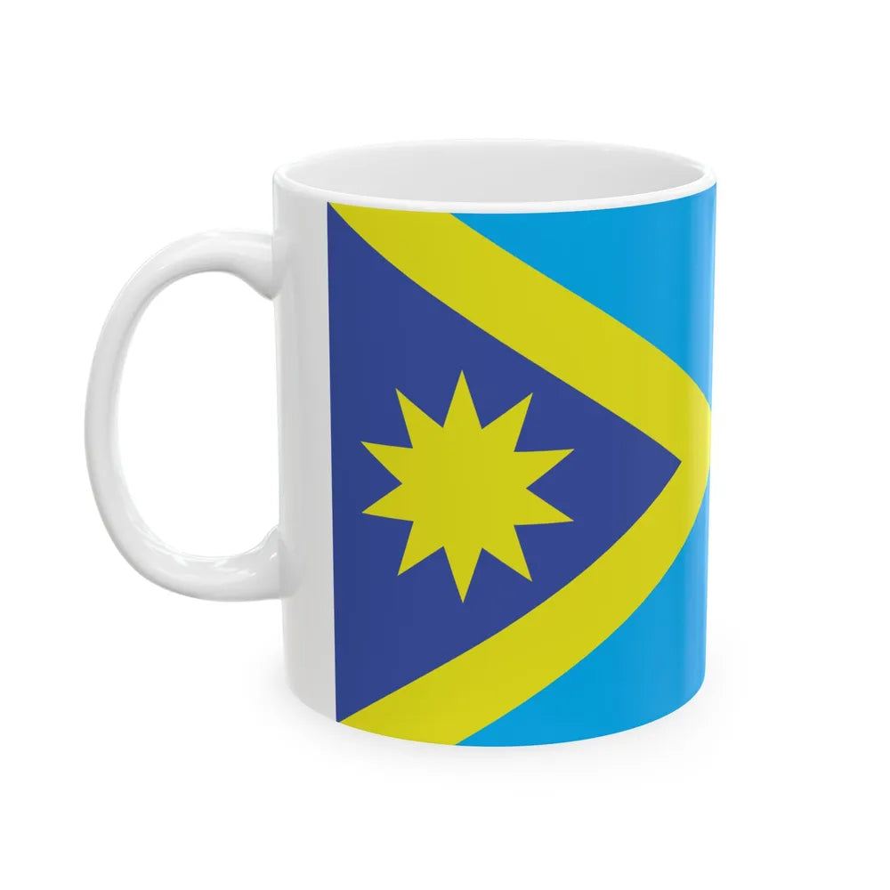 Proposed flag of Fiji 2015 design 47 (Fiji) White Coffee Mug - Go Mug Yourself