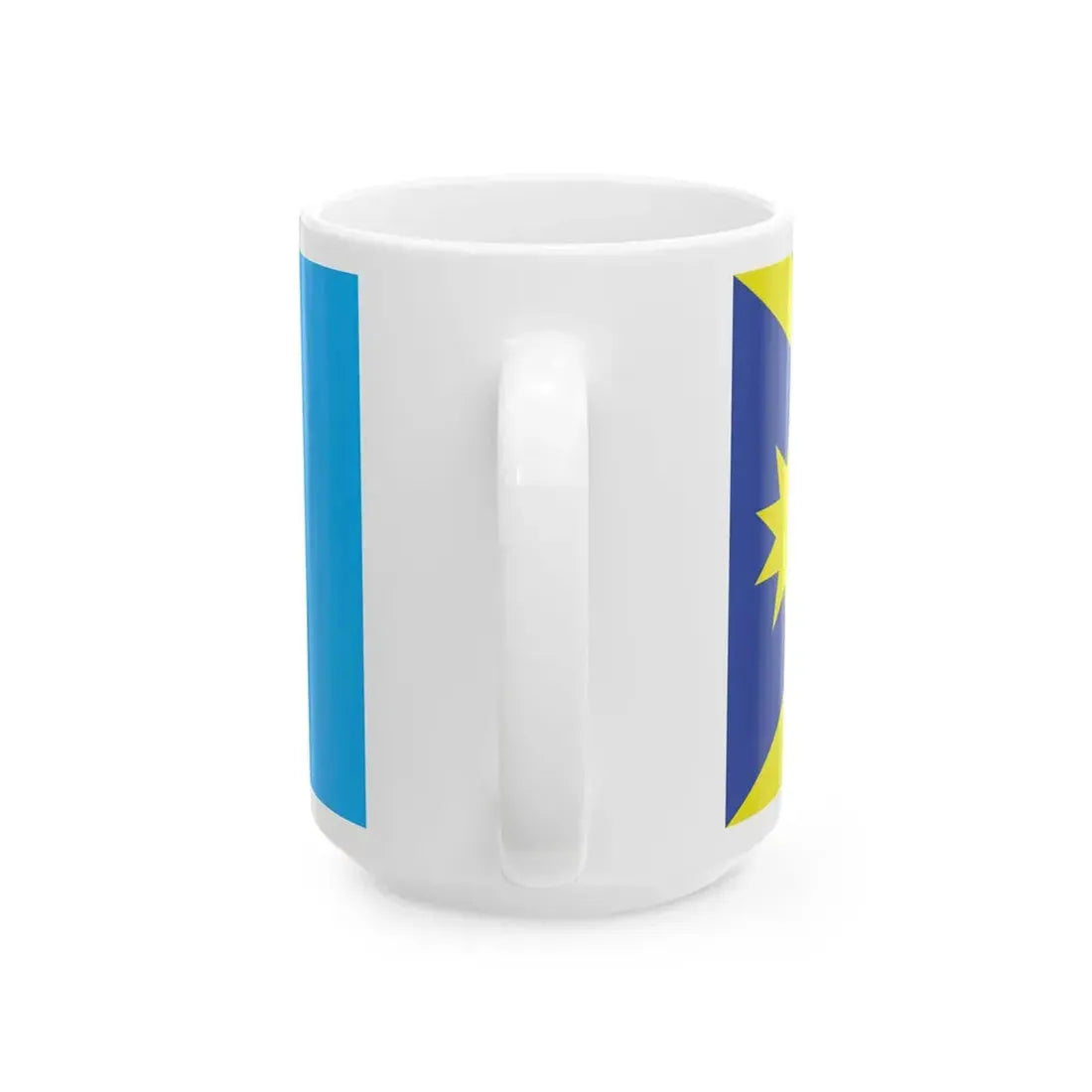 Proposed flag of Fiji 2015 design 47 (Fiji) White Coffee Mug - Go Mug Yourself
