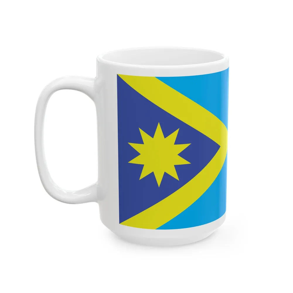 Proposed flag of Fiji 2015 design 47 (Fiji) White Coffee Mug - Go Mug Yourself