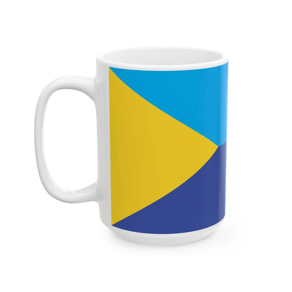 Proposed flag of Fiji 2015 design 48 (Fiji) White Coffee Mug - Go Mug Yourself