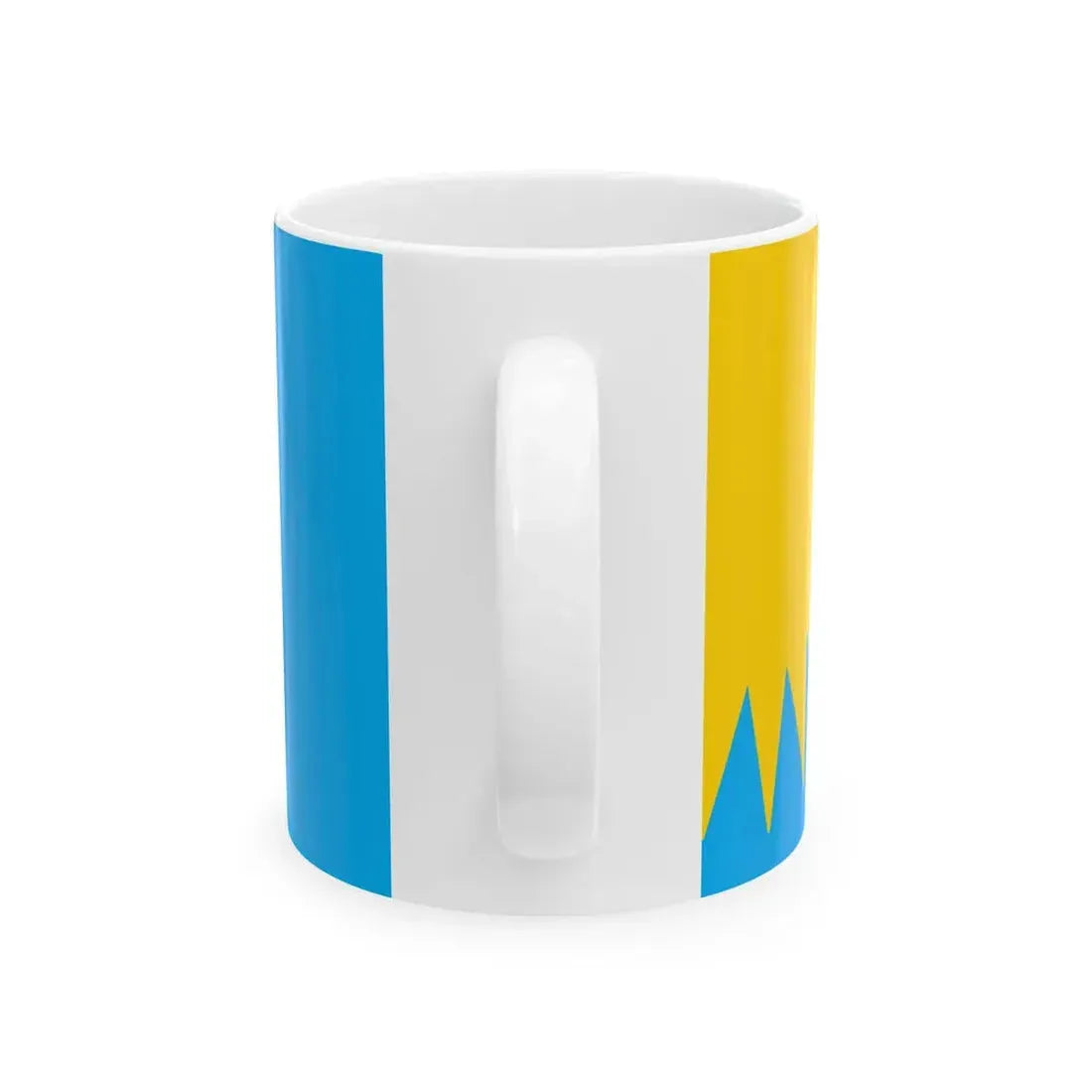 Proposed flag of Fiji 2015 design 49 (Fiji) White Coffee Mug - Go Mug Yourself