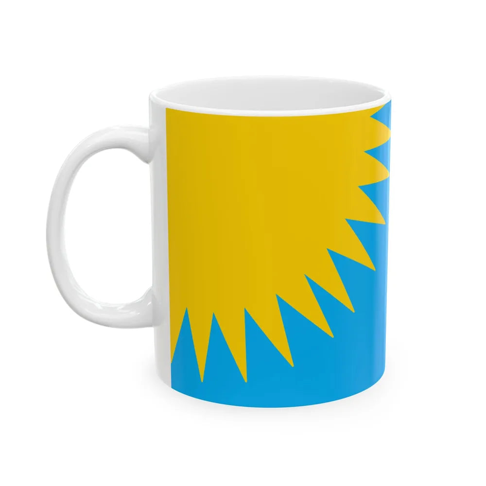 Proposed flag of Fiji 2015 design 49 (Fiji) White Coffee Mug - Go Mug Yourself