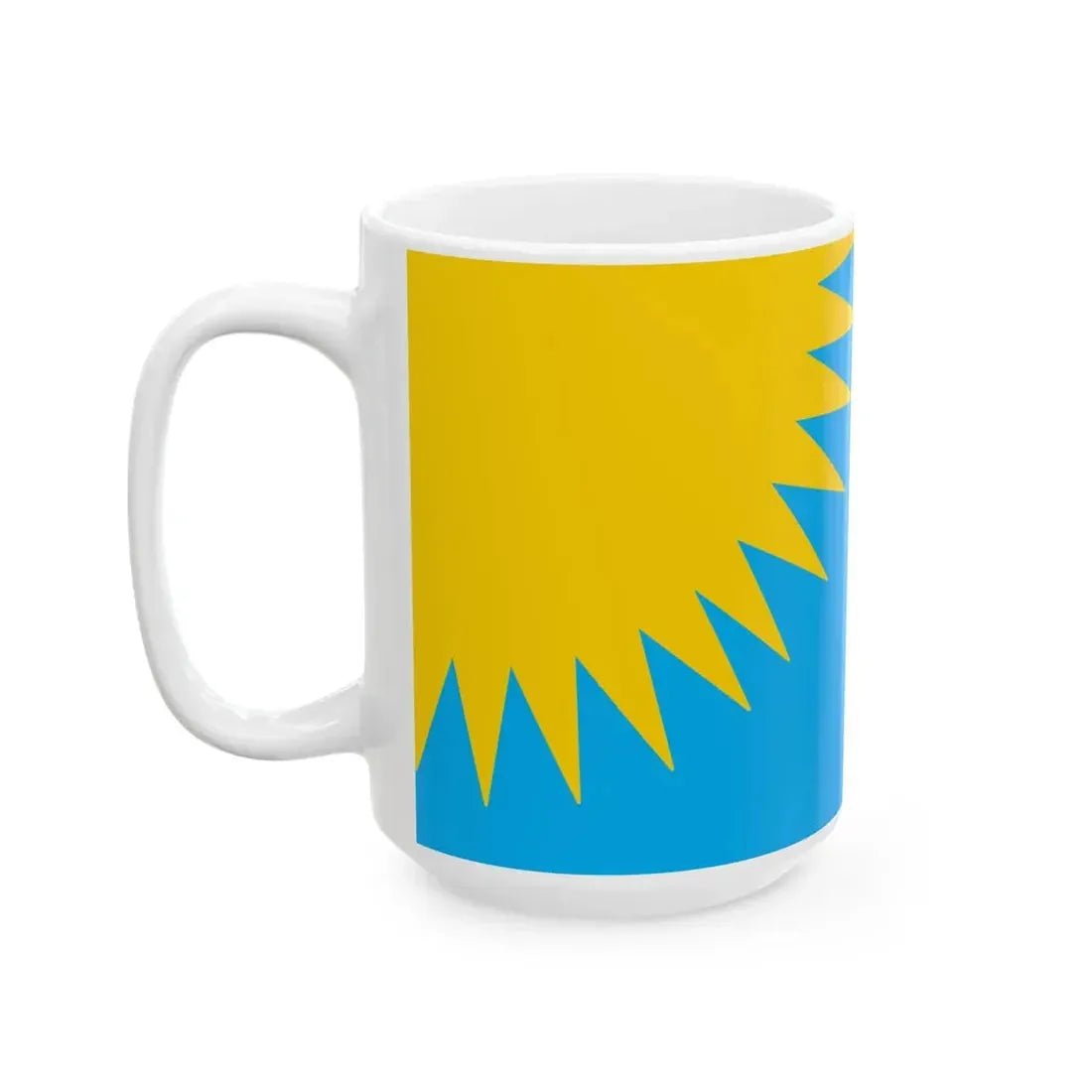 Proposed flag of Fiji 2015 design 49 (Fiji) White Coffee Mug - Go Mug Yourself