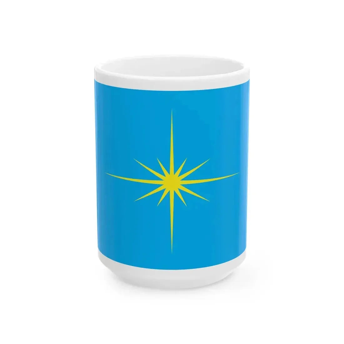 Proposed flag of Fiji 2015 design 50 (Fiji) White Coffee Mug 15oz - Go Mug Yourself