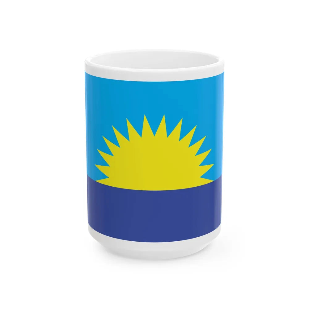 Proposed flag of Fiji 2015 design 51 (Fiji) White Coffee Mug 15oz - Go Mug Yourself