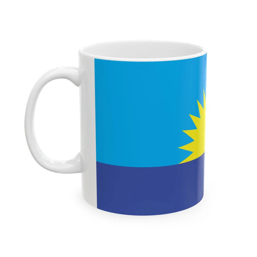 Proposed flag of Fiji 2015 design 51 (Fiji) White Coffee Mug - Go Mug Yourself