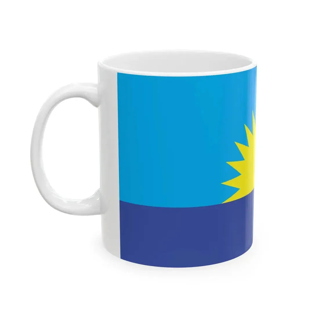 Proposed flag of Fiji 2015 design 51 (Fiji) White Coffee Mug - Go Mug Yourself
