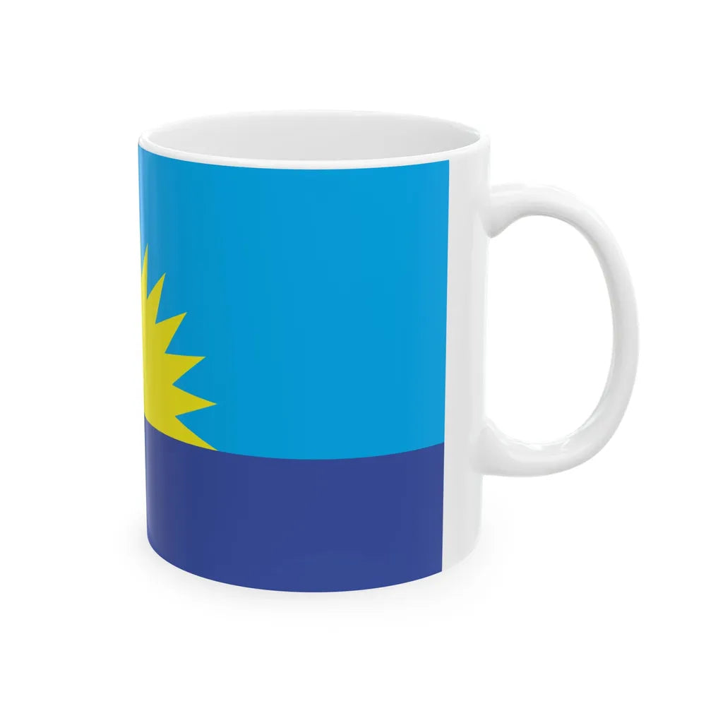 Proposed flag of Fiji 2015 design 51 (Fiji) White Coffee Mug - Go Mug Yourself