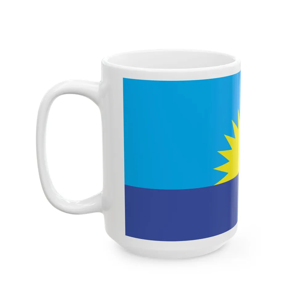 Proposed flag of Fiji 2015 design 51 (Fiji) White Coffee Mug - Go Mug Yourself