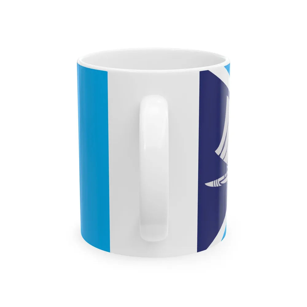 Proposed flag of Fiji 2015 design 52 (Fiji) White Coffee Mug - Go Mug Yourself