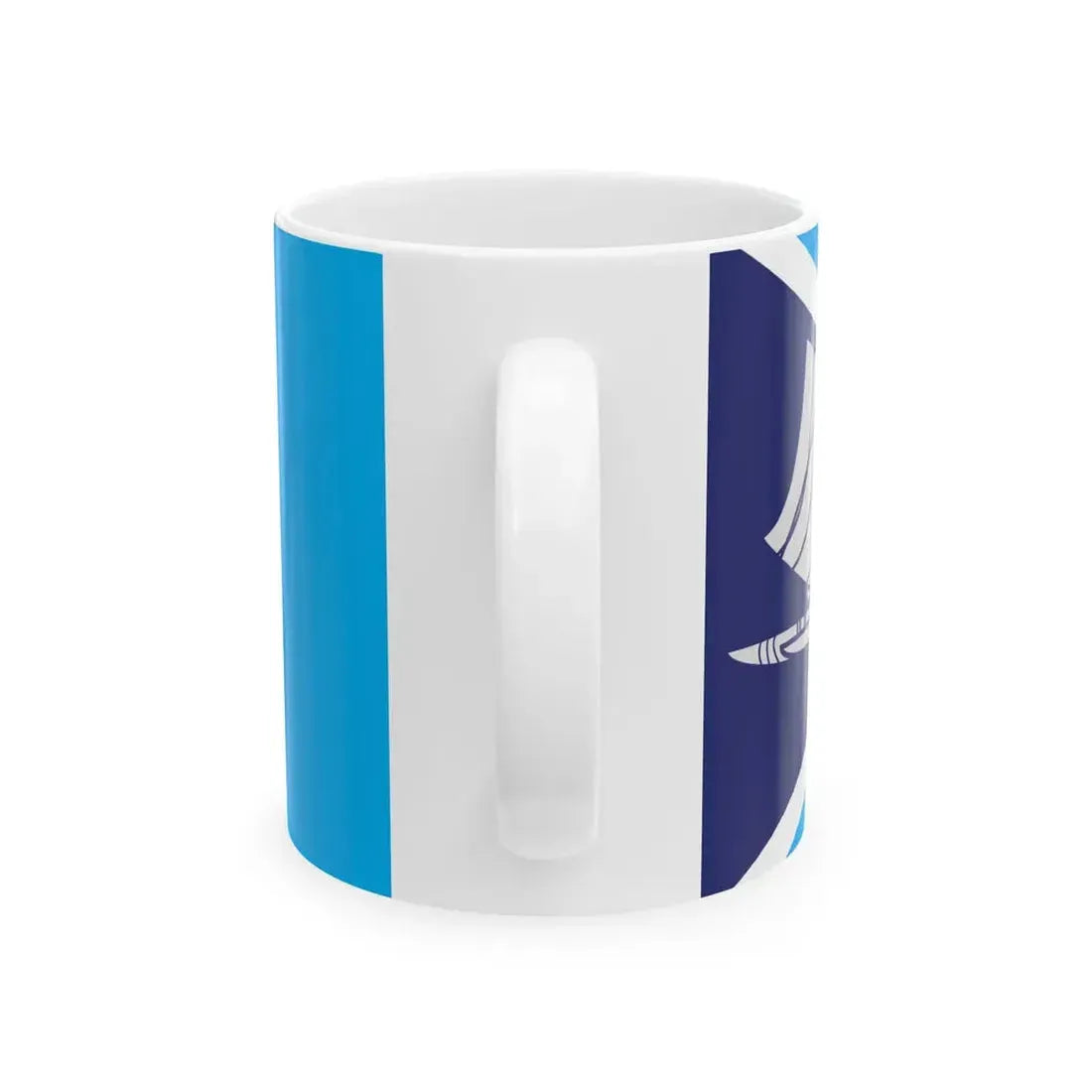 Proposed flag of Fiji 2015 design 52 (Fiji) White Coffee Mug - Go Mug Yourself