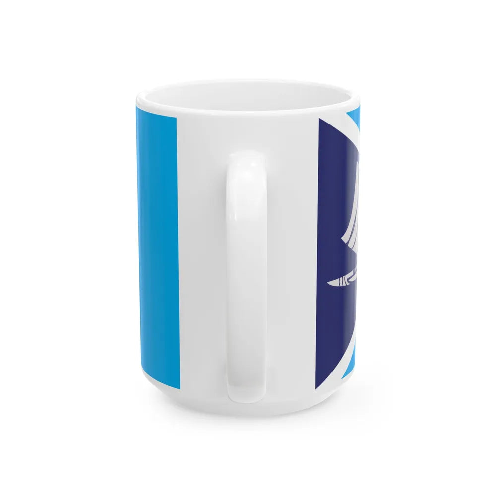 Proposed flag of Fiji 2015 design 52 (Fiji) White Coffee Mug - Go Mug Yourself