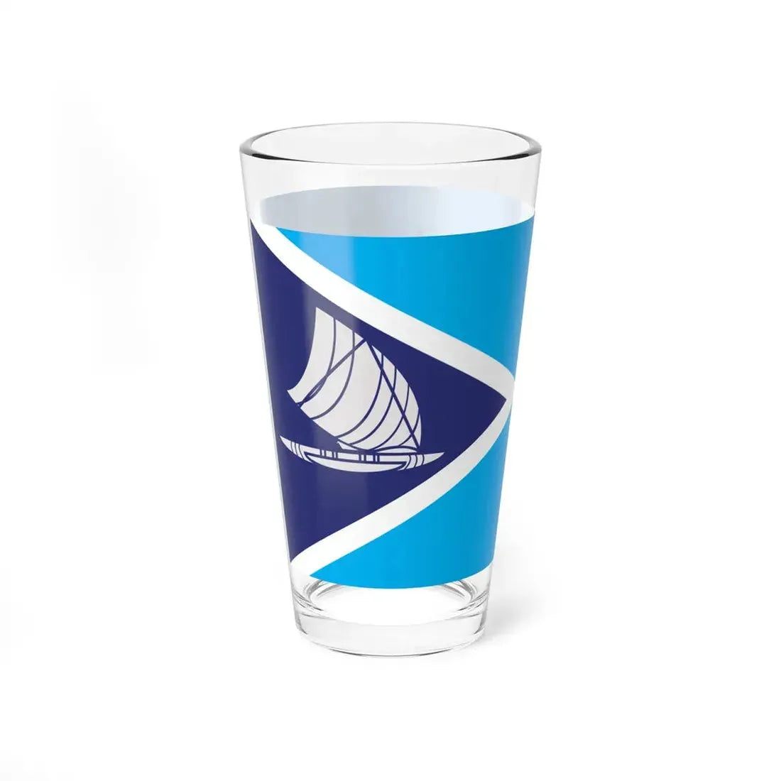 Proposed flag of Fiji 2015 design 53 (Fiji) Pint Glass 16oz - Go Mug Yourself