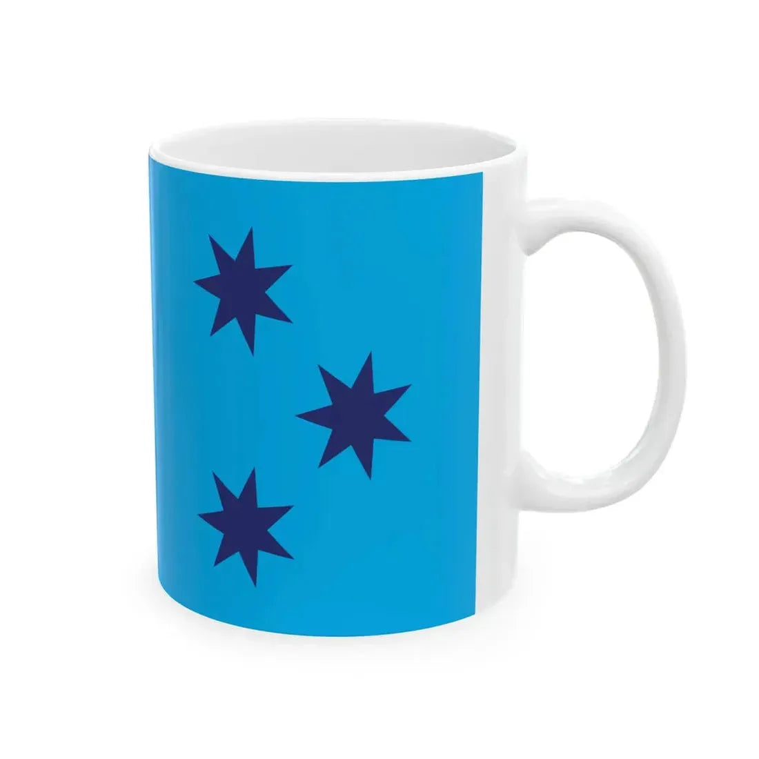 Proposed flag of Fiji 2015 design 53 (Fiji) White Coffee Mug - Go Mug Yourself