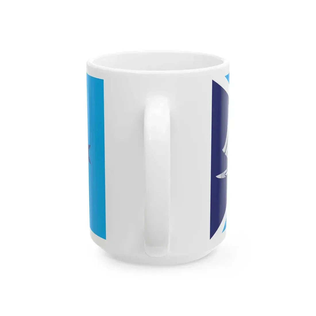 Proposed flag of Fiji 2015 design 53 (Fiji) White Coffee Mug - Go Mug Yourself