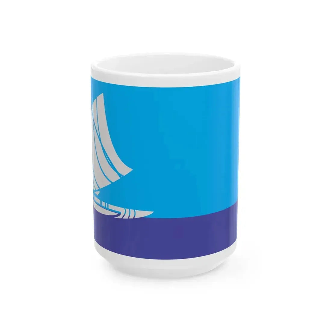 Proposed flag of Fiji 2015 design 55 (Fiji) White Coffee Mug 15oz - Go Mug Yourself