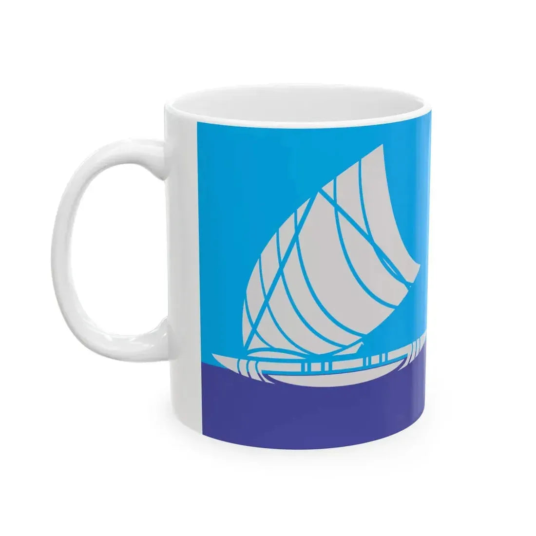 Proposed flag of Fiji 2015 design 55 (Fiji) White Coffee Mug - Go Mug Yourself