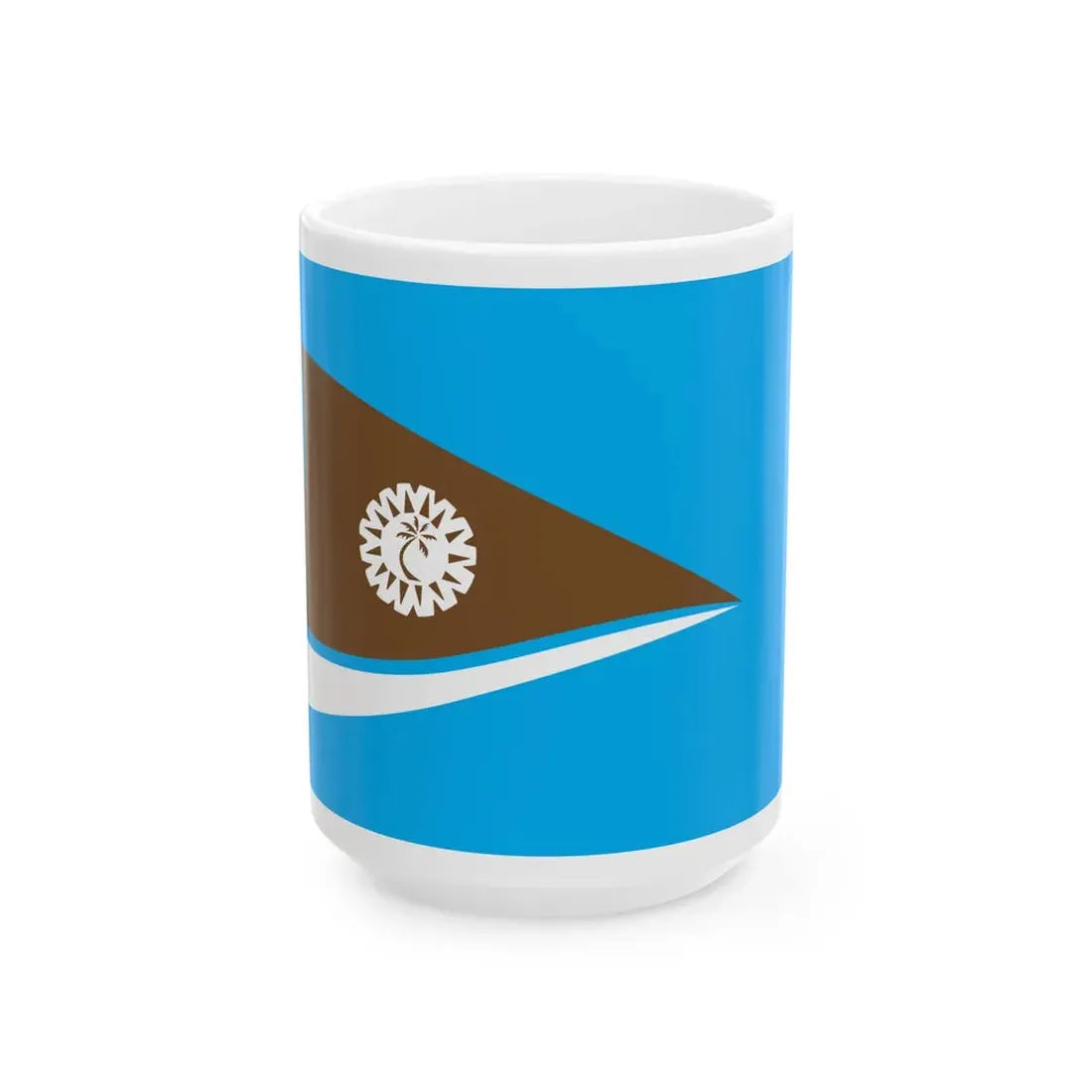 Proposed flag of Fiji 2015 design 57 (Fiji) White Coffee Mug 15oz - Go Mug Yourself