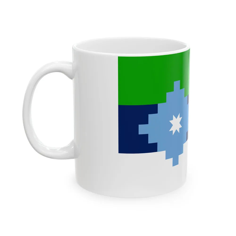 Proposed flag of Independent Patagonia (Argentina) White Coffee Mug - Go Mug Yourself