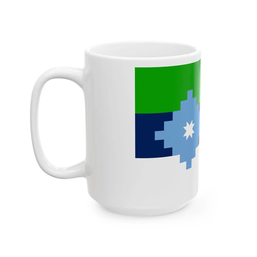 Proposed flag of Independent Patagonia (Argentina) White Coffee Mug - Go Mug Yourself