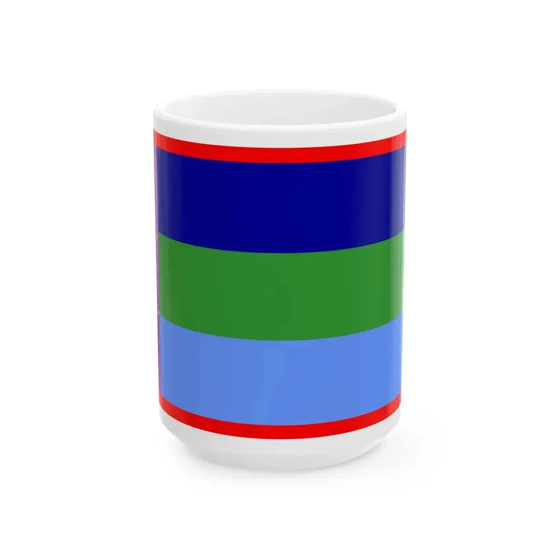 Proposed flag of India 1904 (India) White Coffee Mug 15oz - Go Mug Yourself