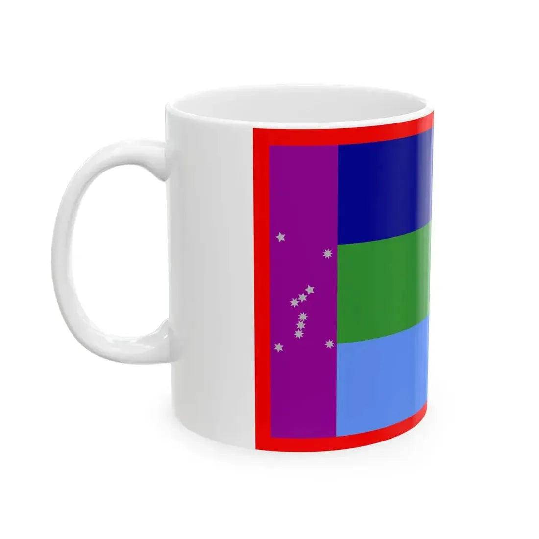 Proposed flag of India 1904 (India) White Coffee Mug - Go Mug Yourself