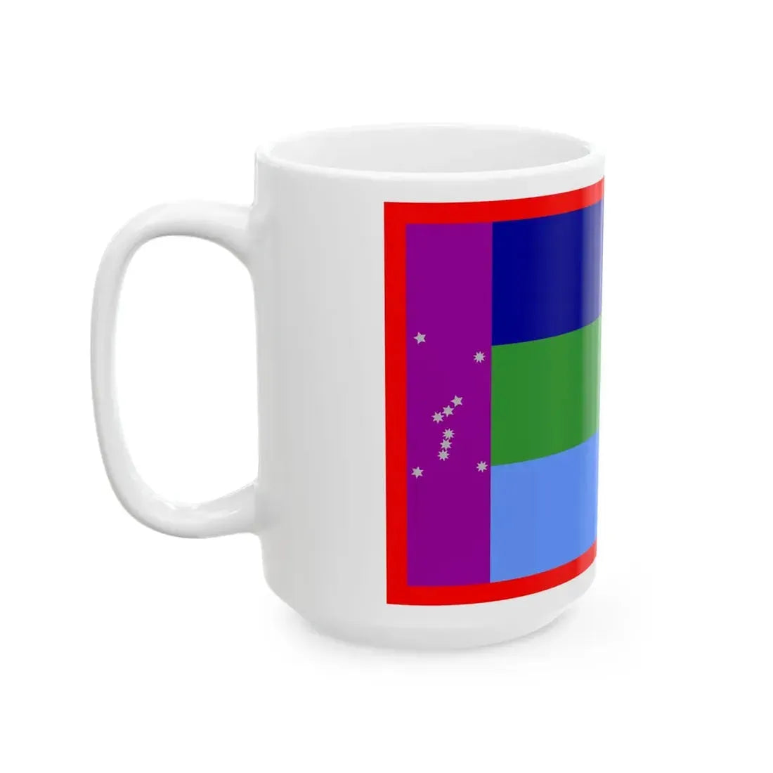 Proposed flag of India 1904 (India) White Coffee Mug - Go Mug Yourself