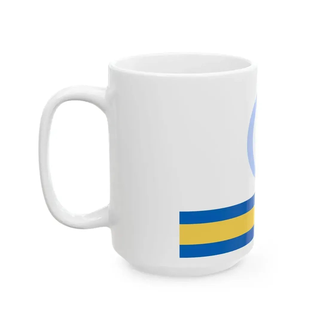 Proposed flag of Iraq Coalition Provisional Authority 2004 (Iraq) White Coffee Mug - Go Mug Yourself