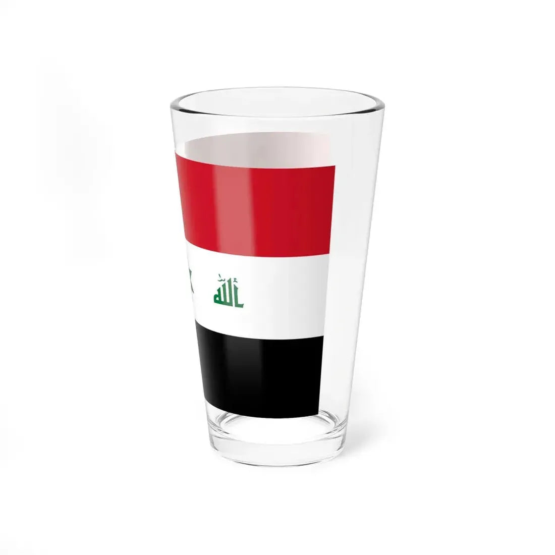 Proposed flag of Iraq first proposal 2008 (Iraq) Pint Glass 16oz - Go Mug Yourself