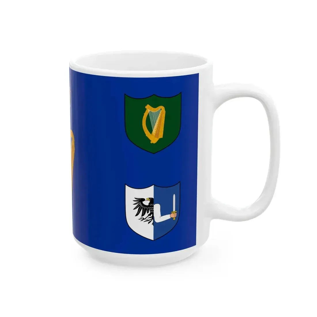 Proposed flag of Ireland 1928 (Ireland) White Coffee Mug - Go Mug Yourself