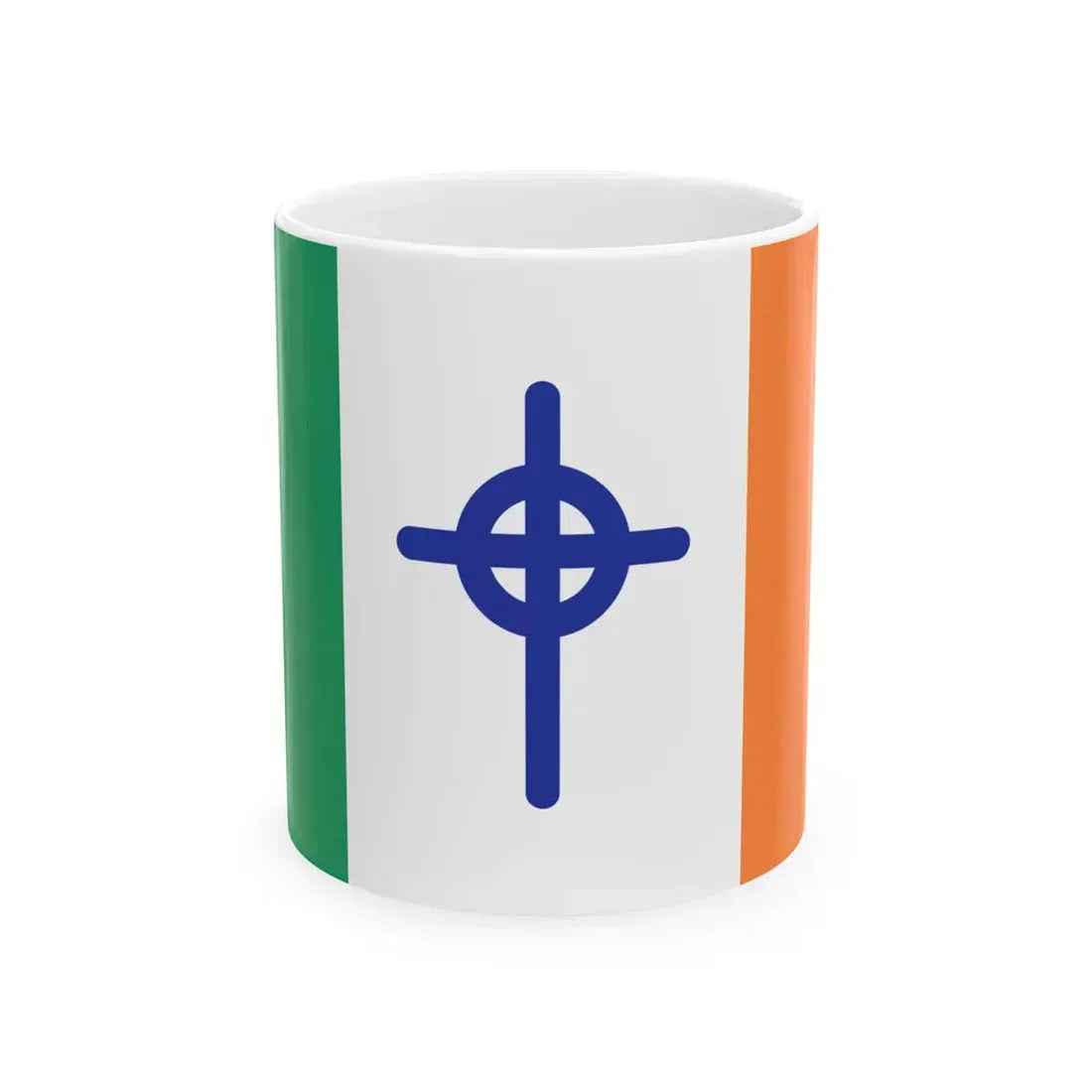 Proposed flag of Ireland 1951 (Ireland) White Coffee Mug 11oz - Go Mug Yourself