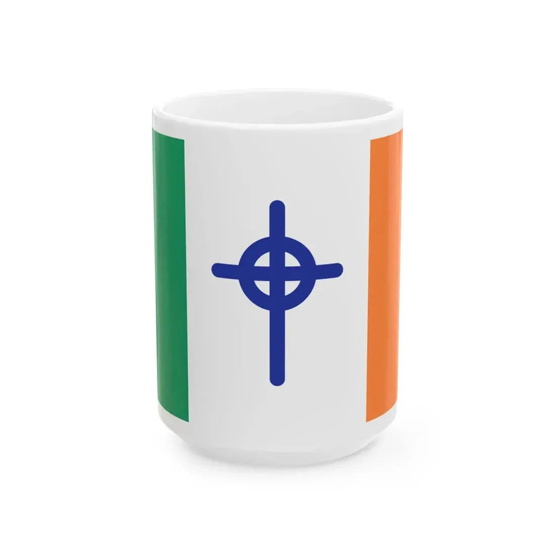 Proposed flag of Ireland 1951 (Ireland) White Coffee Mug 15oz - Go Mug Yourself