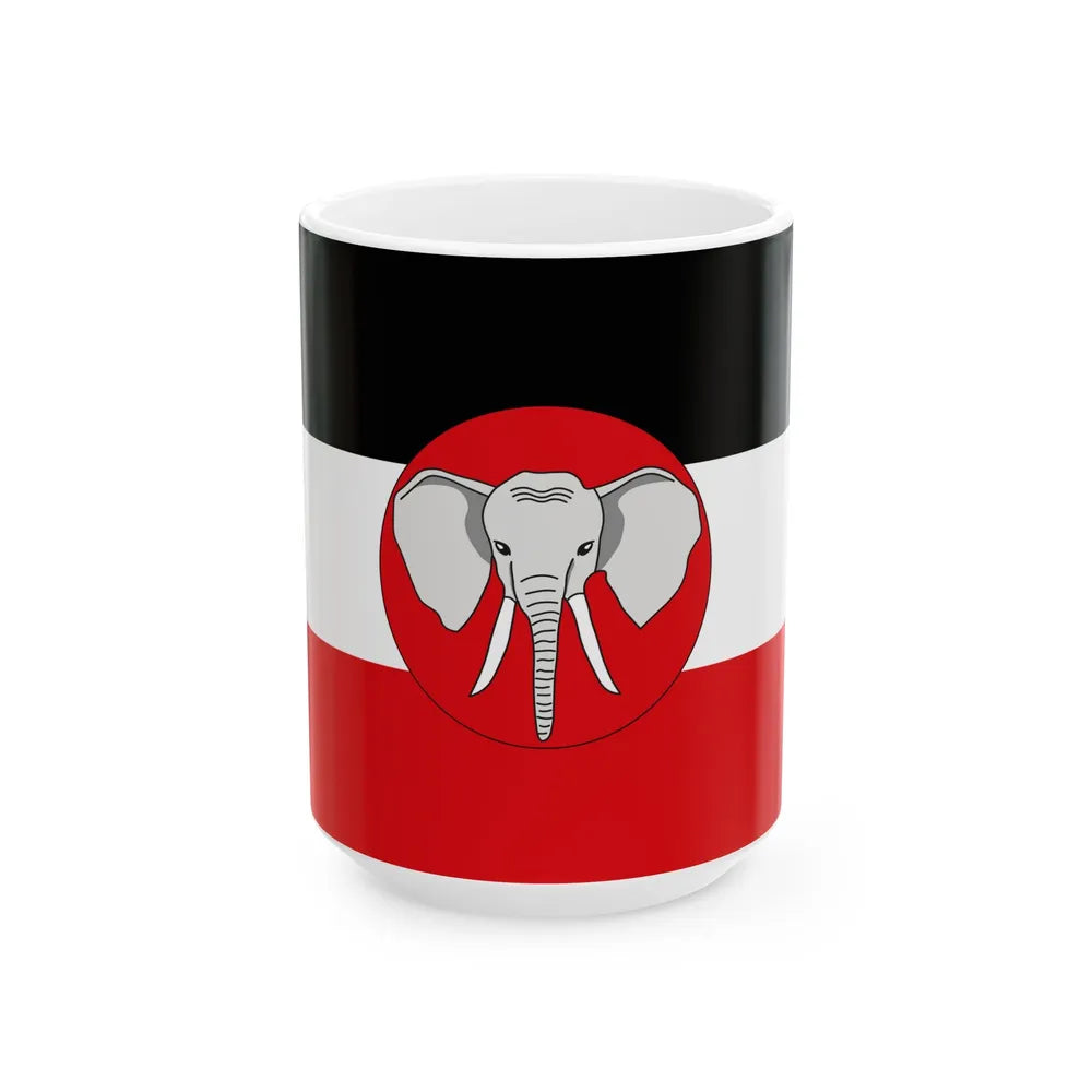 Proposed Flag of Kamerun 1914 Variant (Cameroon) White Coffee Mug 15oz - Go Mug Yourself