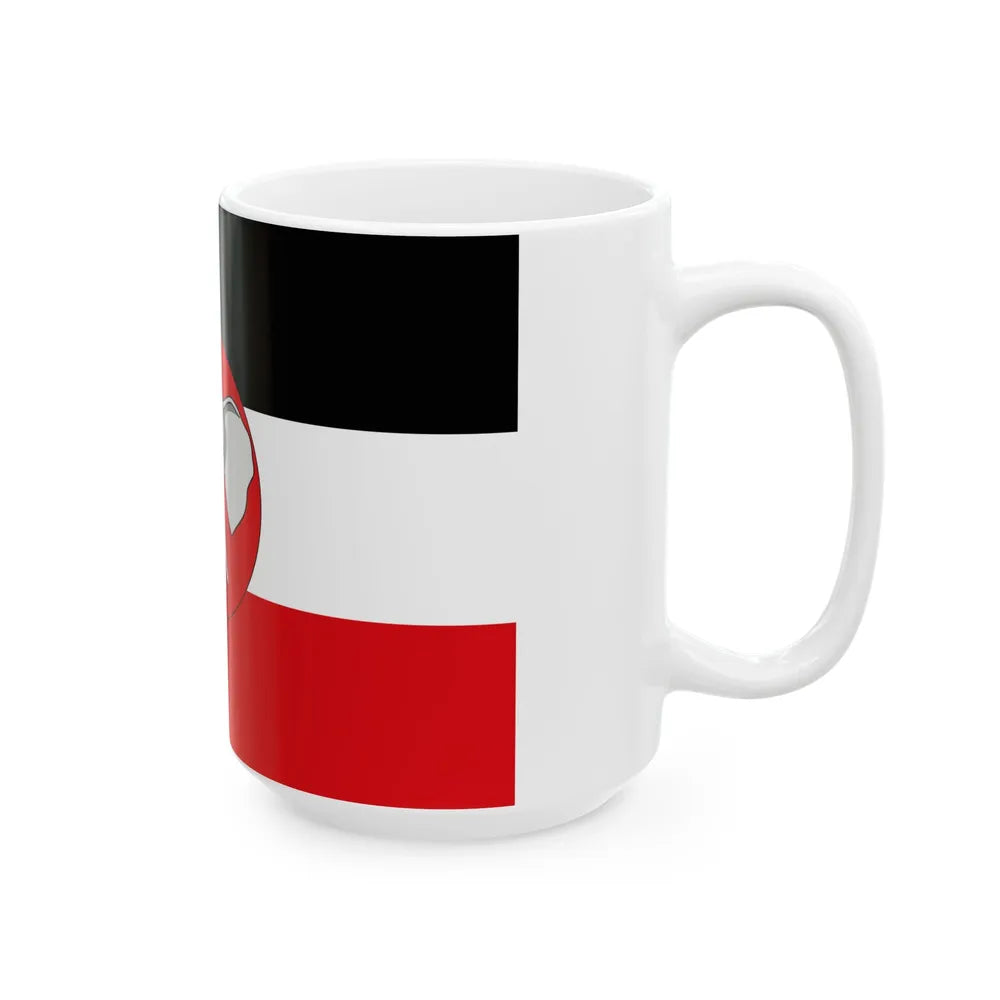 Proposed Flag of Kamerun 1914 Variant (Cameroon) White Coffee Mug - Go Mug Yourself