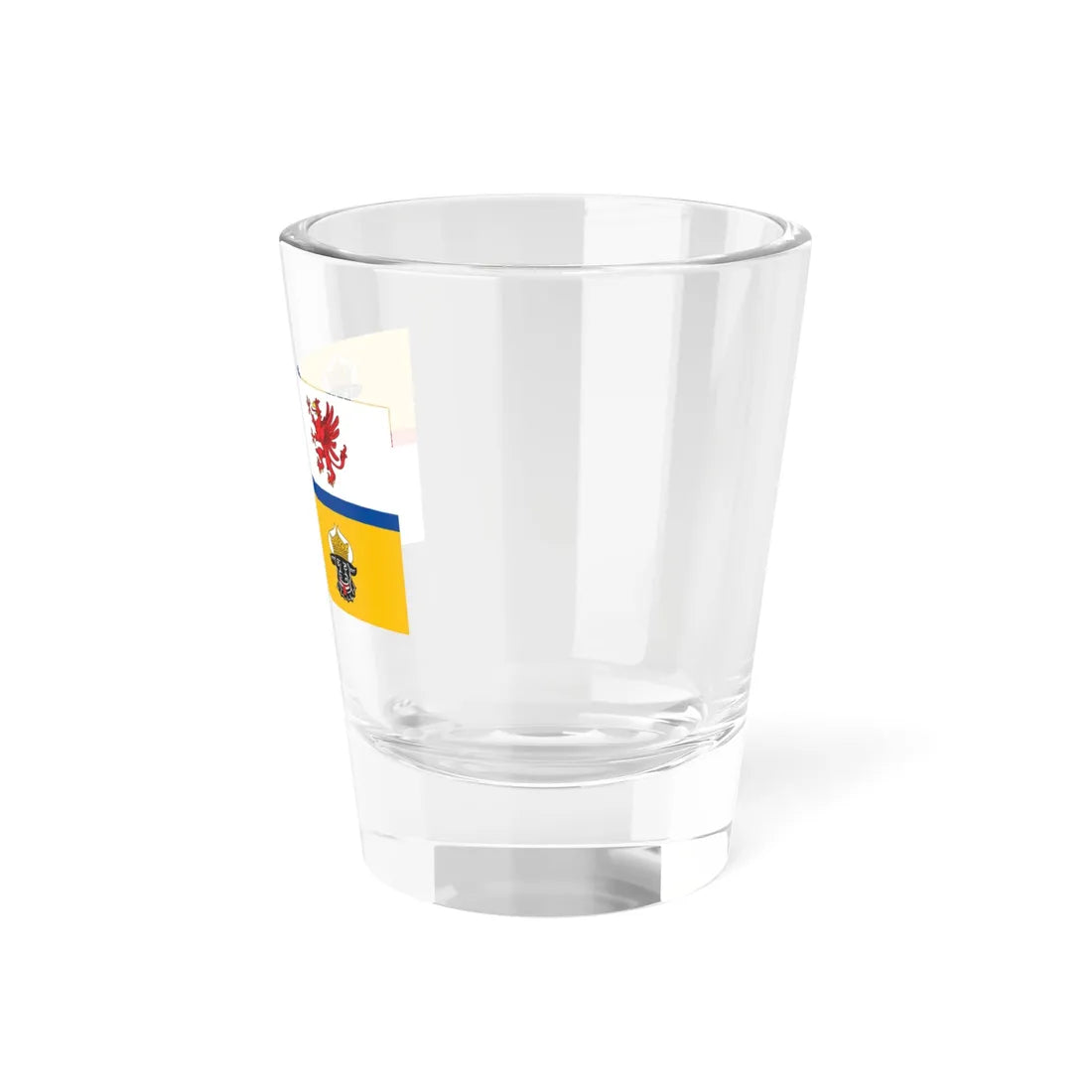Proposed flag of Mecklenburg-Western Pomerania (Germany) Shot Glass 1.5oz - Go Mug Yourself