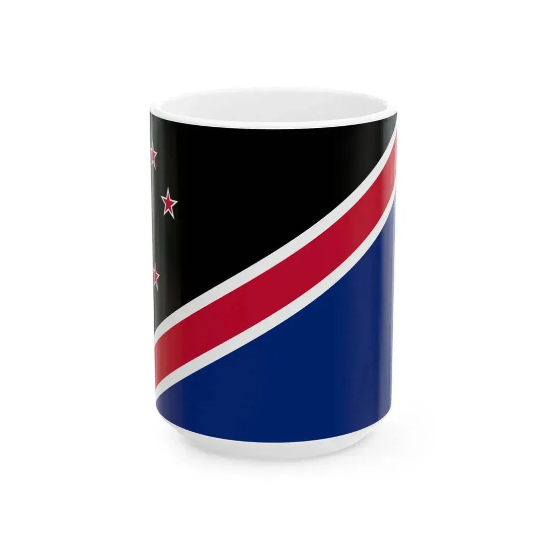 Proposed flag of New Zealand 2009 (New Zealand) White Coffee Mug 15oz - Go Mug Yourself