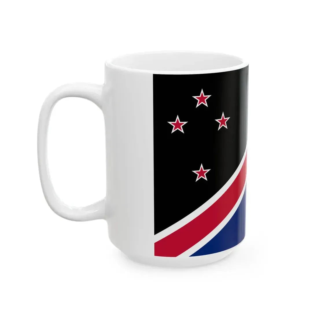 Proposed flag of New Zealand 2009 (New Zealand) White Coffee Mug - Go Mug Yourself
