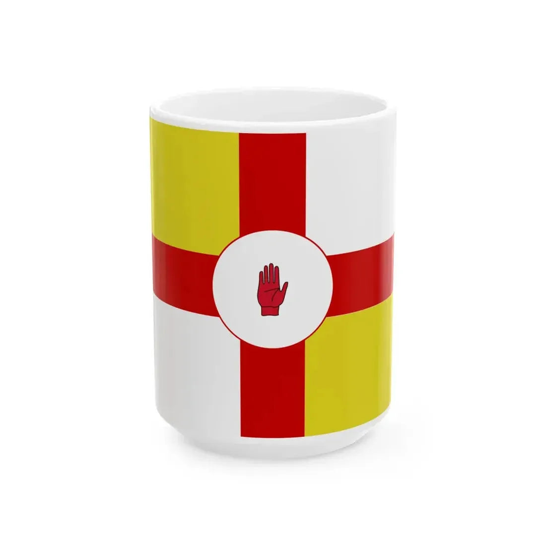 Proposed flag of Northern Ireland 1995 - 1 (Ireland) White Coffee Mug 15oz - Go Mug Yourself