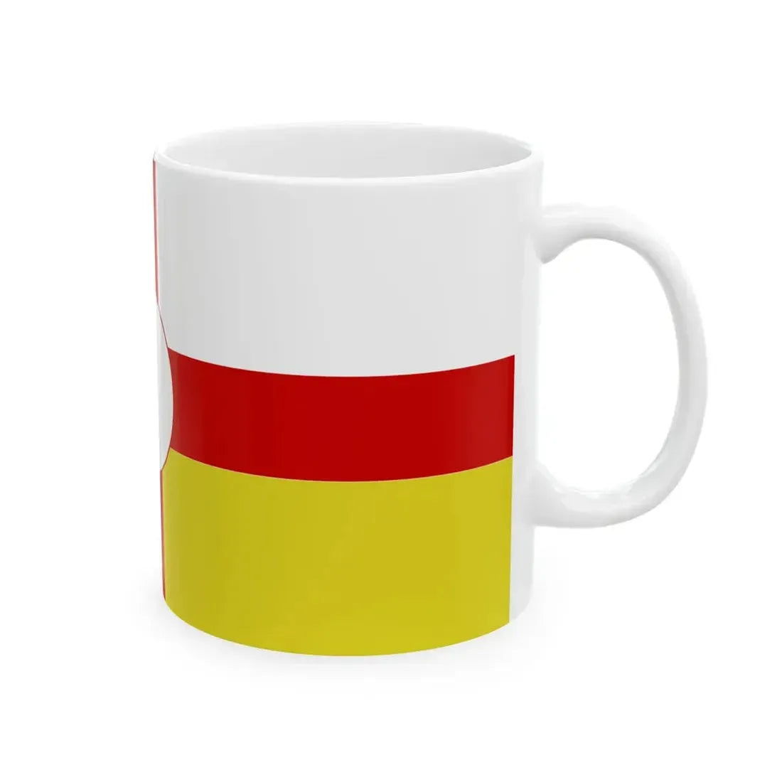 Proposed flag of Northern Ireland 1995 - 1 (Ireland) White Coffee Mug - Go Mug Yourself