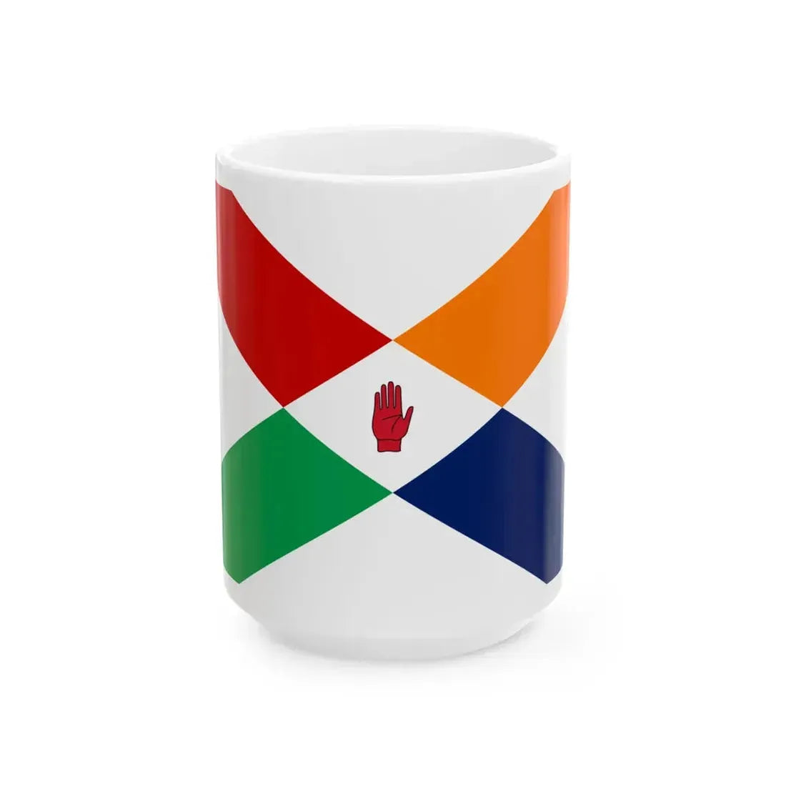 Proposed flag of Northern Ireland 1995 - 2 (Ireland) White Coffee Mug 15oz - Go Mug Yourself